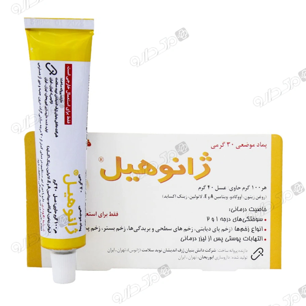 پماد موضعی ژانوهیل ژانوس ابوریحان